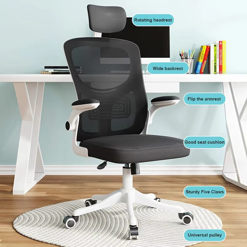 Professional Wholesale Comfortable Swivel Computer Office Chair Luxury Moving Modern Fabric Mesh Ergonomic Office Chair