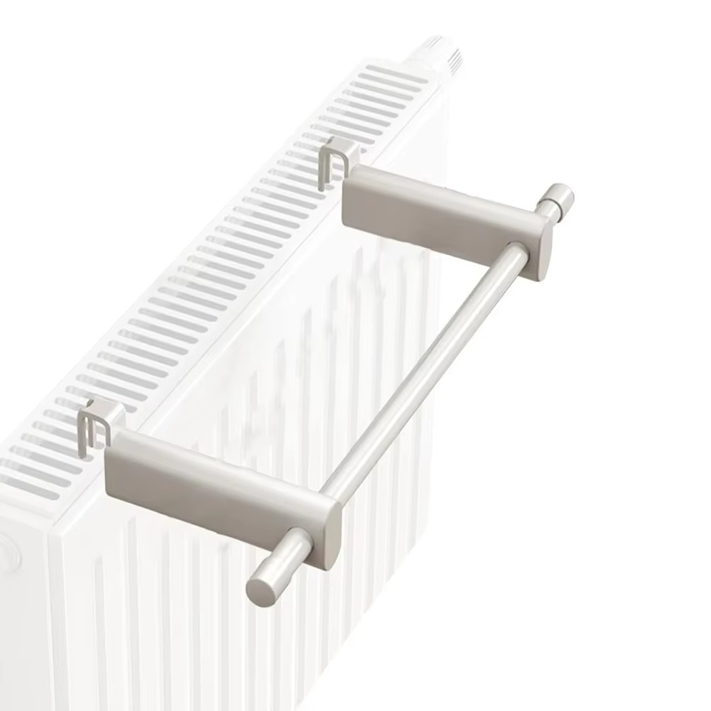 Heating Towel Holder 30cm Radiator Towel Rail Carbon Steel Heating Towel Rail For Radiator Heating Hanging Towel Warmer White