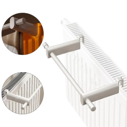 Heating Towel Holder 30cm Radiator Towel Rail Carbon Steel Heating Towel Rail For Radiator Heating Hanging Towel Warmer White
