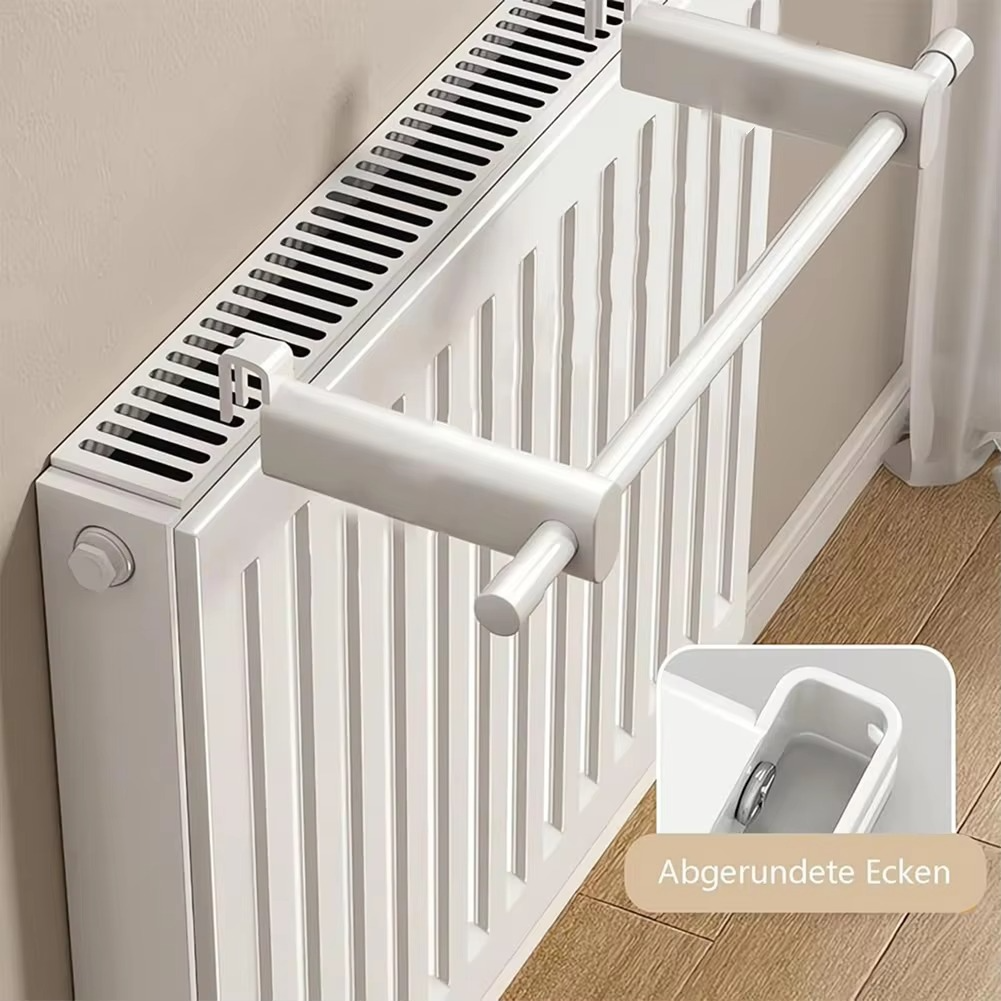 Heating Towel Holder 30cm Radiator Towel Rail Carbon Steel Heating Towel Rail For Radiator Heating Hanging Towel Warmer White