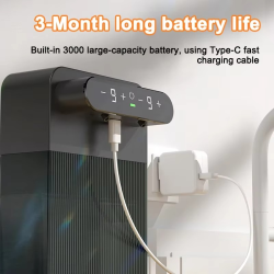 Dual 400ml Automatic Liquid Soap Dispenser 9 Gear Wall Mount Smart Display Touchless Sensor Foam Dispensers Hand Washer IPX7