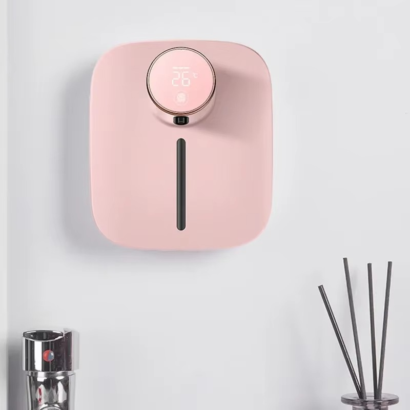 Inductive smart soap dispenser waterproof USB charging wall mounted small foam mobile phone washing bathroom supplies 300ml