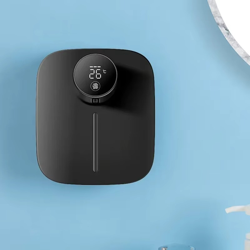 Inductive smart soap dispenser waterproof USB charging wall mounted small foam mobile phone washing bathroom supplies 300ml