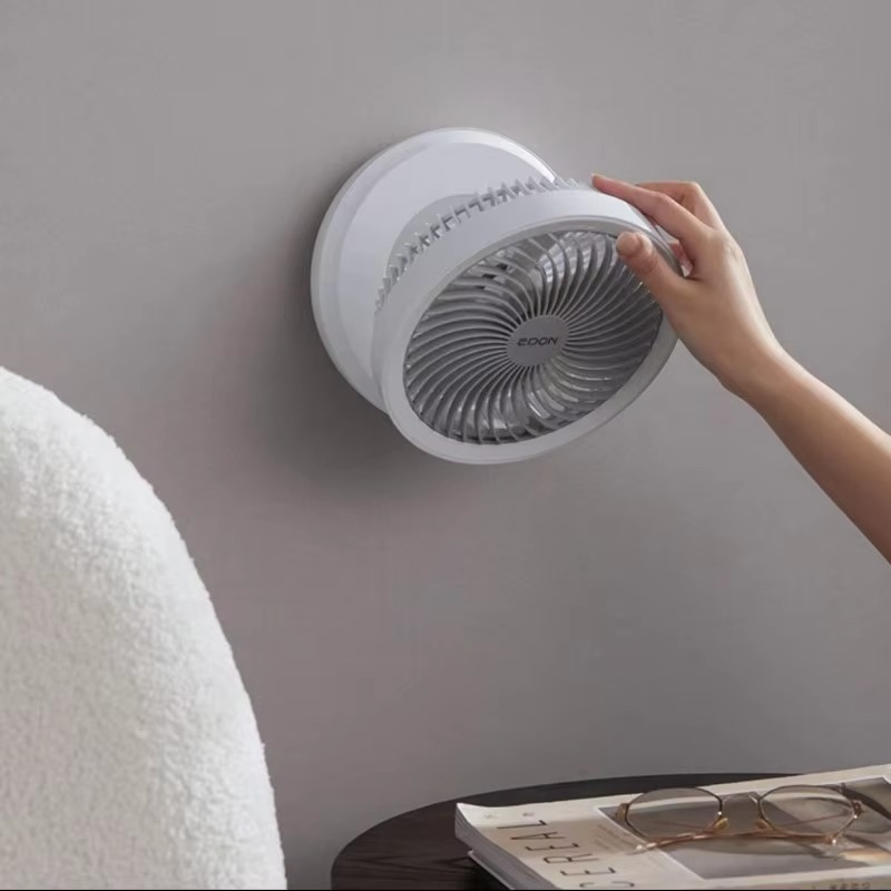 Portable Rechargeable Pedestal Cooling Light Folding Stand Desk Fan High Speed Electric Fan With Remote Control