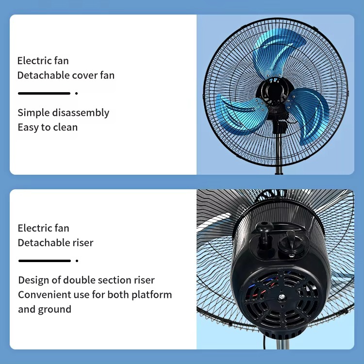 3 in 1 Rechargeable Electric Fan 18 Inch Room Portable Stand Floor Air Circulator Fan for Home