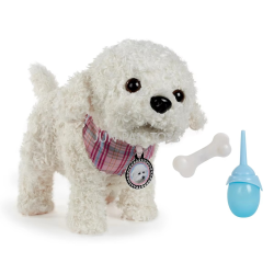 Baby Born Puppy Doodle Real Puppy Sounds Chews on The Bone Feed Your Puppy Water Electronic Pet Interactive Plush Pet Kids Toys