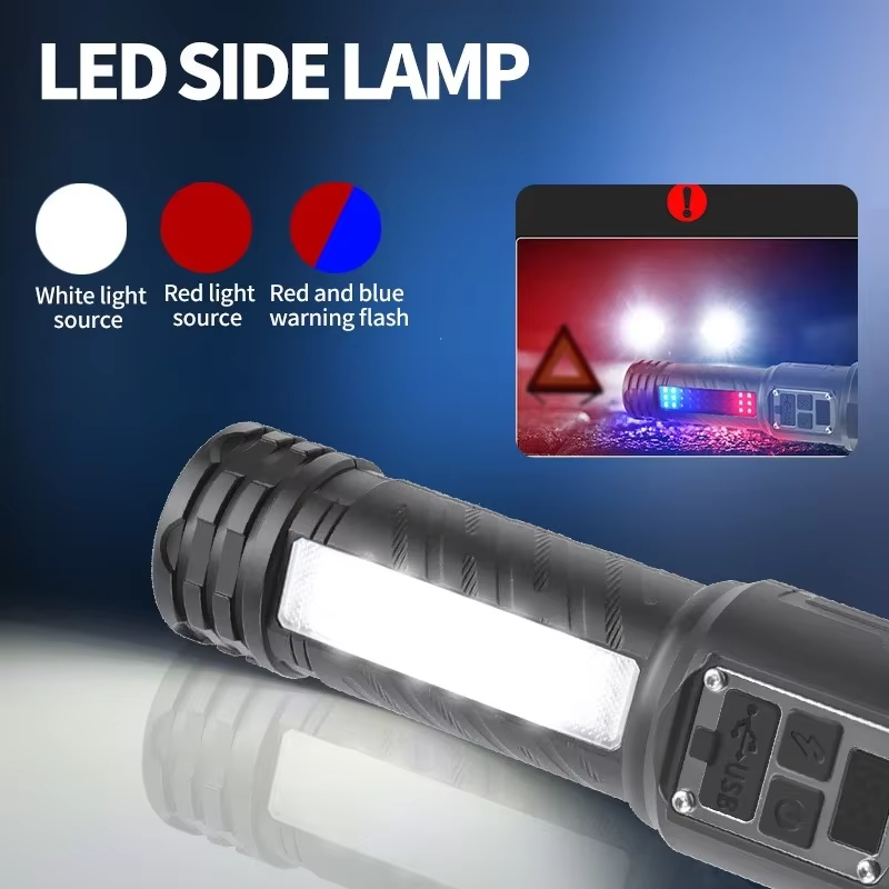 New 990000000LM High Power Led Flashlights 15000mah Battery 2000W Tactical Flashlight Emergency Spotlight Most Powerful Lantern