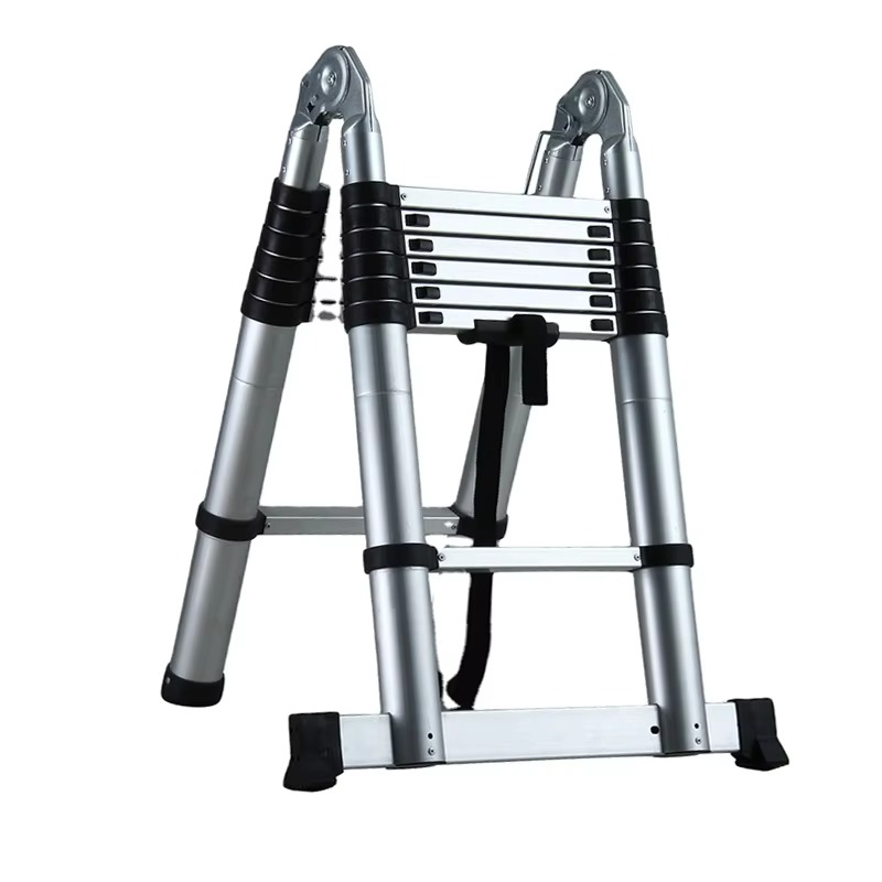 Folding Ladder Herringbone Engineering Ladder Portable Multi-functional Small Stair Fork Retractable Thickened Escalator Stool