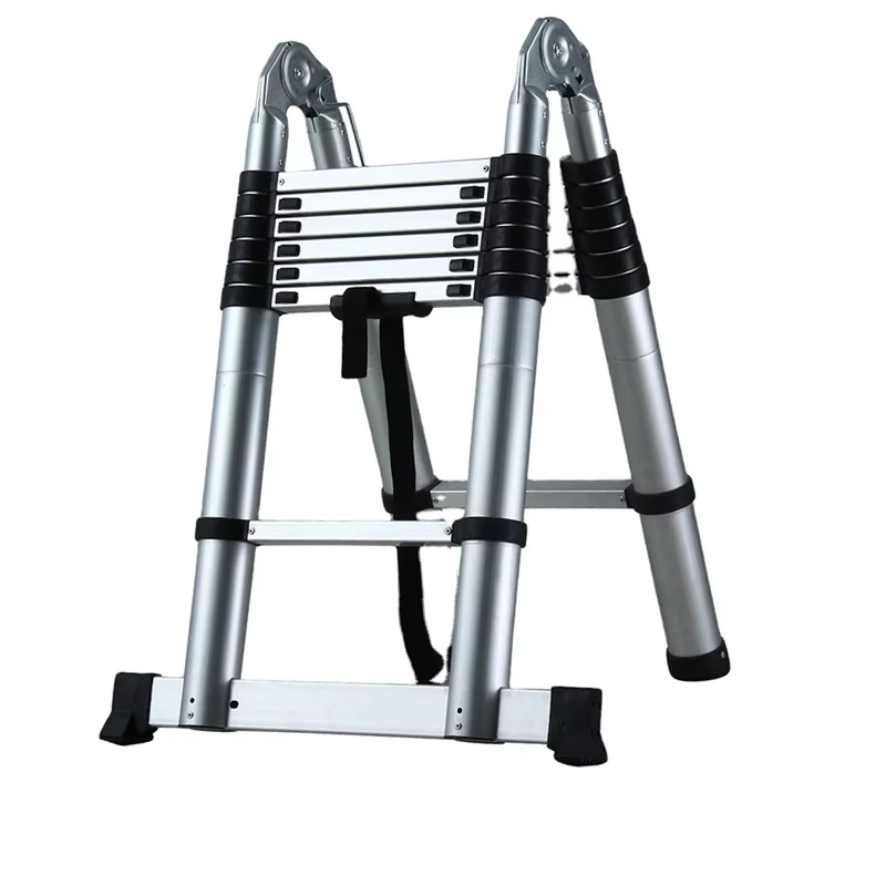 Folding Ladder Herringbone Engineering Ladder Portable Multi-functional Small Stair Fork Retractable Thickened Escalator Stool