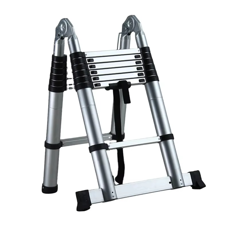 Folding Ladder Herringbone Engineering Ladder Portable Multi-functional Small Stair Fork Retractable Thickened Escalator Stool
