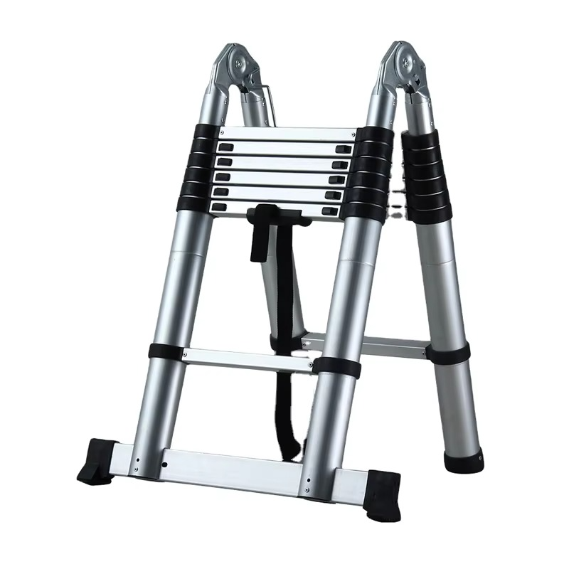 Folding Ladder Herringbone Engineering Ladder Portable Multi-functional Small Stair Fork Retractable Thickened Escalator Stool