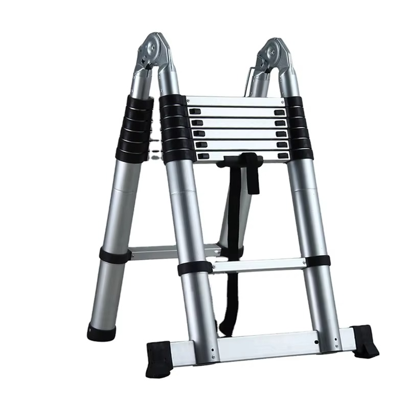 Folding Ladder Herringbone Engineering Ladder Portable Multi-functional Small Stair Fork Retractable Thickened Escalator Stool