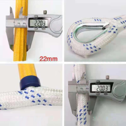 3M Rope Ladder Evacuation Ladder Insulated Ladder Rescue Ladder Rock Climbing Anti-Skid Engineering Emergency Evacuation