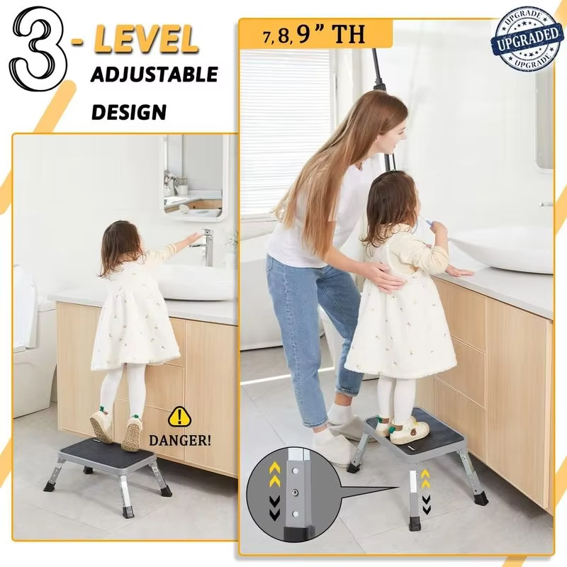 Multi Functional Telescopic Zigzag Ladder, Household Staircase, Indoor Lifting And Folding Ladder 3-layer Adjustable Folding