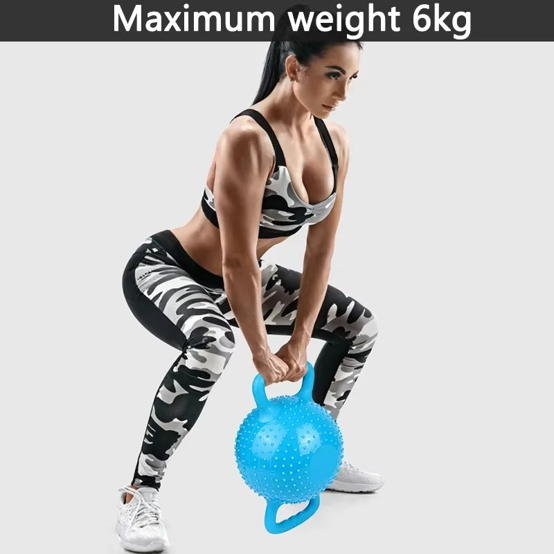 Water-Filled Weight Lifting Kettlebell Massage Adjustable Dumbbell Pilates Yoga Woman Sports Fitness Strength Training Equipment