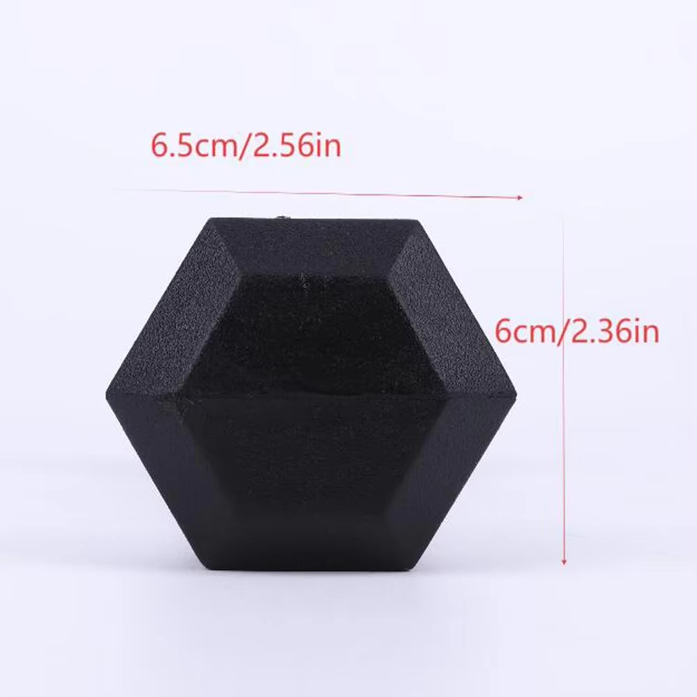 Hex Dumbbell Set Non-slip Handle Fitness Dumbbell Ergonomic Rubber Coated Dumbbell Exercise Dumbbell for Strength Training