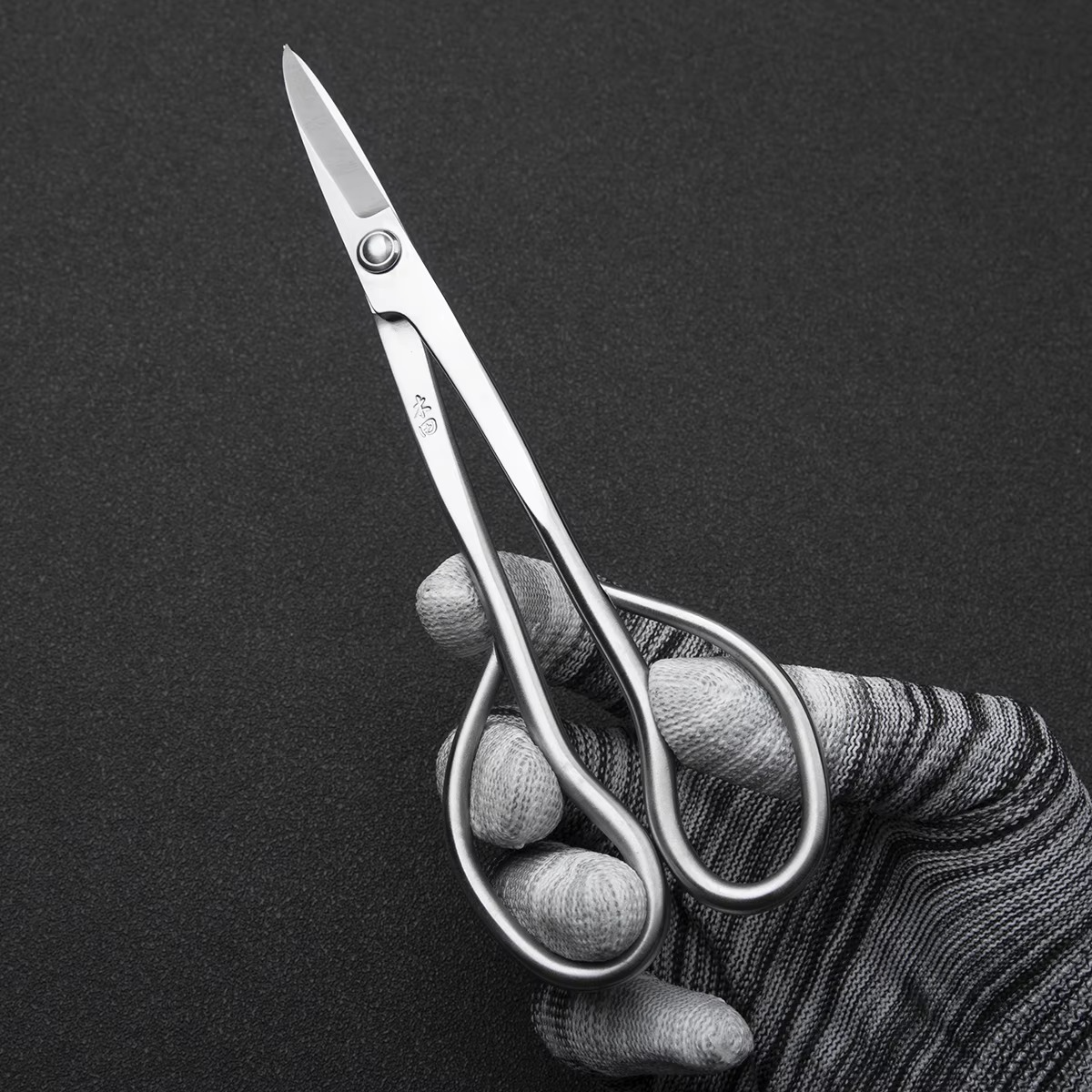 professional grade 180 mm long handle scissors 4Cr13MoV Alloy Steel bonsai tools from TianBonsai