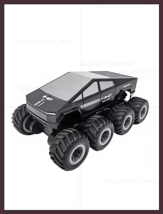 2025 New 8Wheel Cyber RC Truck 8WD Amphibious Monster Off-Road Water Play Toy RC Car Kids Birthday Gifts Remote Control Vehicle