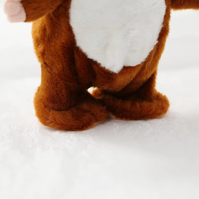 Kawai18cm New Talking Hamster Mouse Pet Plush Toy Hot Cute Speak Communication Sound Record Educational for Children Gifts