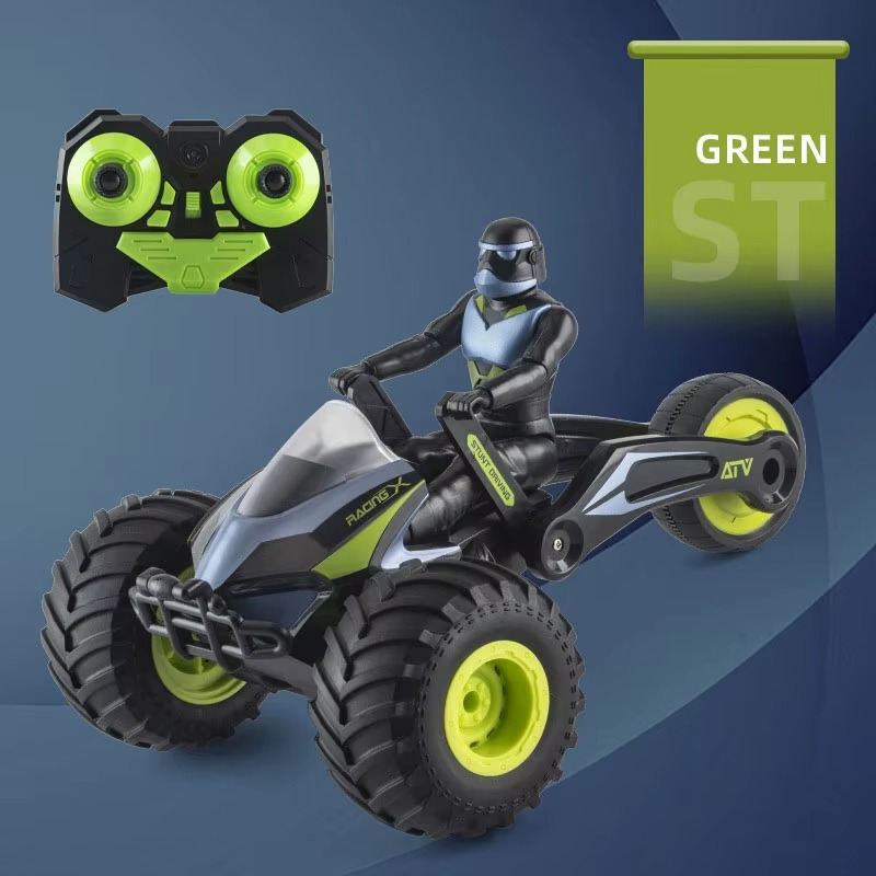 RC Motorcycle Transformation Remote Control Racing Motor Tricycle High Speed Electronic With LED Music Stunt Motorbike Boys Toy