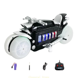 E7CE Upgraded Remote Control Motorcycle High Speed Stunt RC Motorcycle 360° Rotating Motorcycle Birthday Present Gift