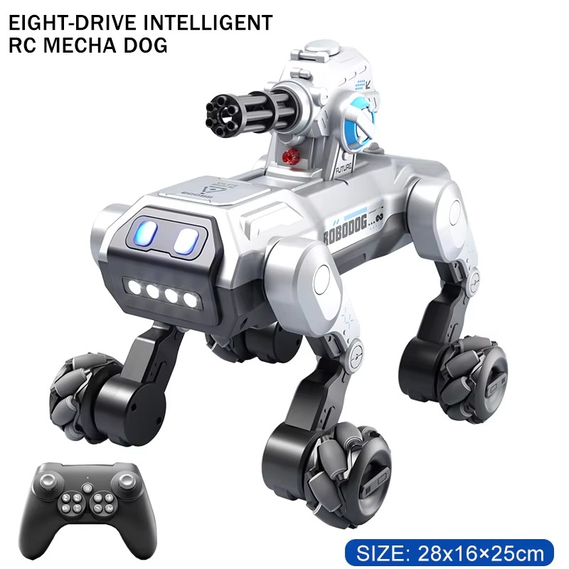 Remote control mechanical Dog Electronic Dance Follow Touch sensing Interactive Stunt Music Programmable Children's pet Toy Gift