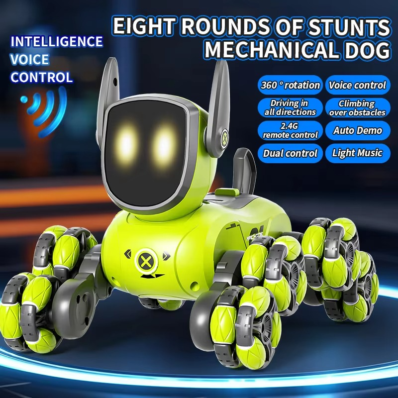 JJRC Q200 Remote Control Robot Dog Intelligent Interactive Puppy 2.4 Ghz Remote Voice Control Intelligent Robot Dog Boy Gift Toy