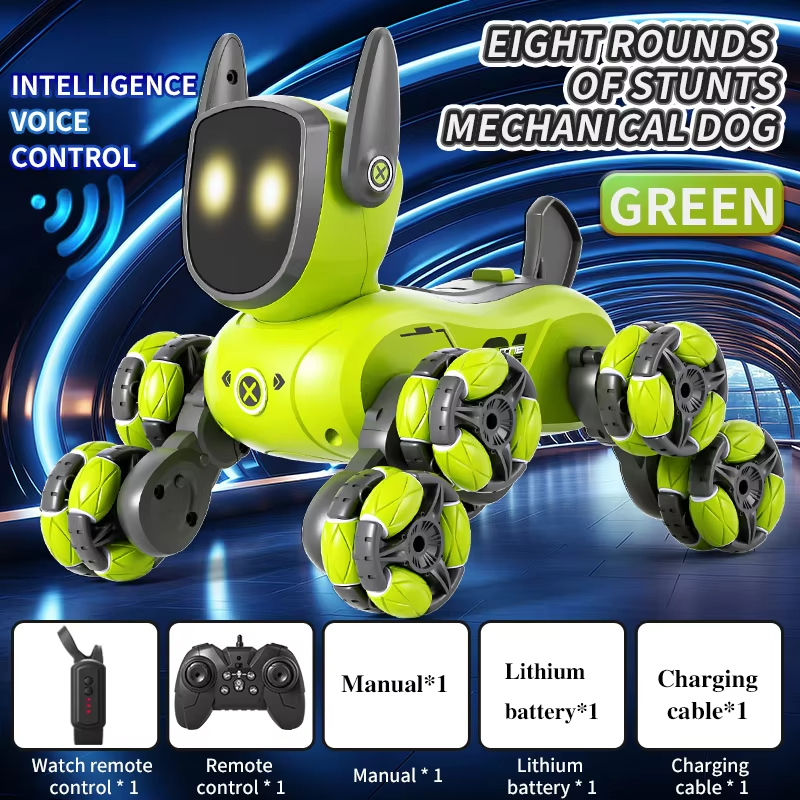 JJRC Q200 Remote Control Robot Dog Intelligent Interactive Puppy 2.4 Ghz Remote Voice Control Intelligent Robot Dog Boy Gift Toy