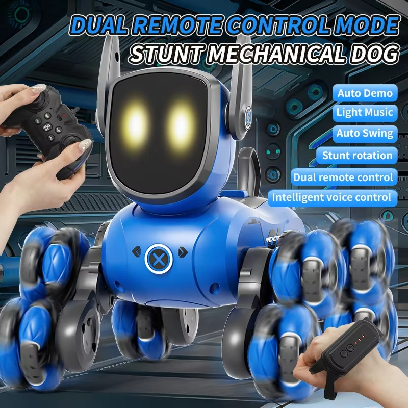JJRC Q200 Remote Control Robot Dog Intelligent Interactive Puppy 2.4 Ghz Remote Voice Control Intelligent Robot Dog Boy Gift Toy
