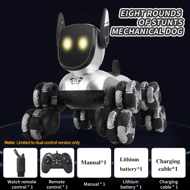 JJRC Q200 Remote Control Robot Dog Intelligent Interactive Puppy 2.4 Ghz Remote Voice Control Intelligent Robot Dog Boy Gift Toy