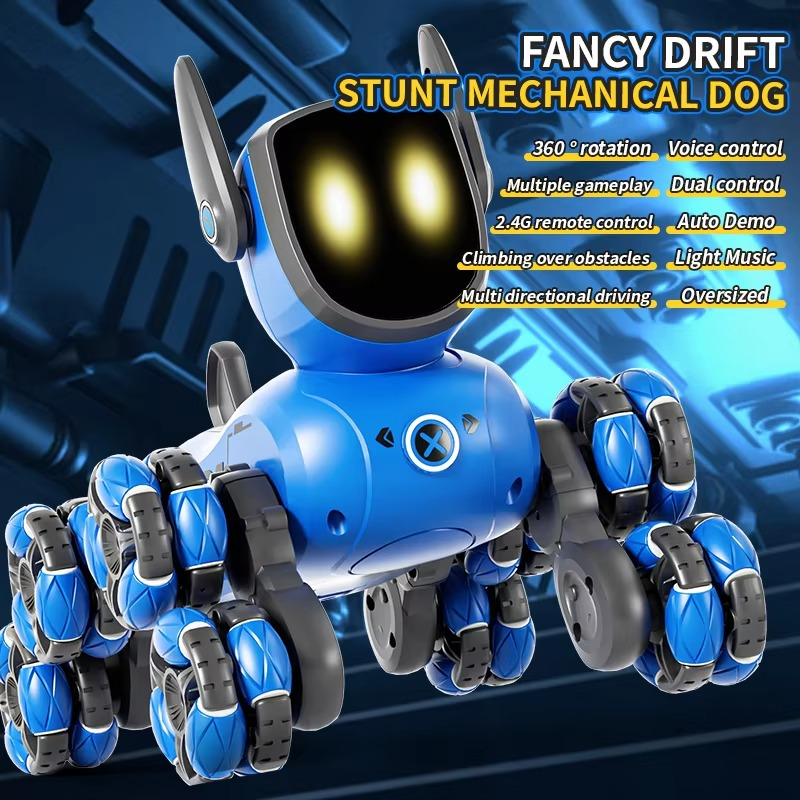 JJRC Q200 Remote Control Robot Dog Intelligent Interactive Puppy 2.4 Ghz Remote Voice Control Intelligent Robot Dog Boy Gift Toy