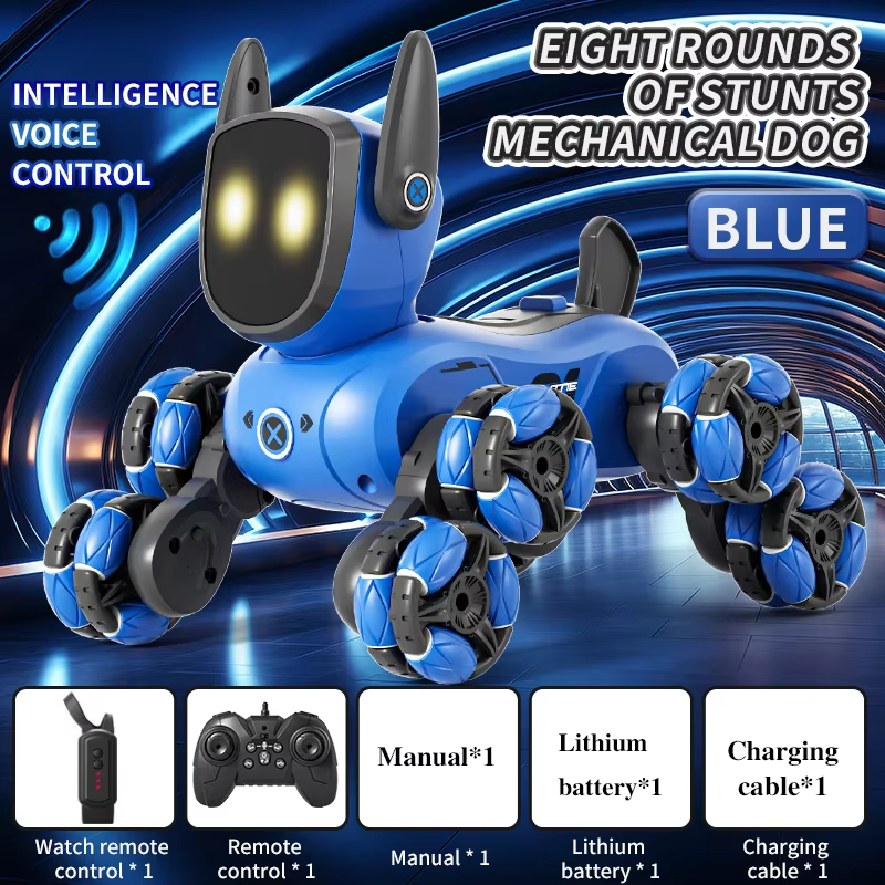 JJRC Q200 Remote Control Robot Dog Intelligent Interactive Puppy 2.4 Ghz Remote Voice Control Intelligent Robot Dog Boy Gift Toy