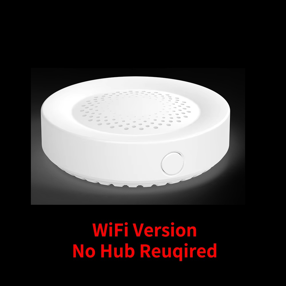 Tuya Zigbee WiFi Siren Alarm For Smart Home Security 100db Speaker Works With Alexa Yandex Alice Require Tuya Zigbee Hub.