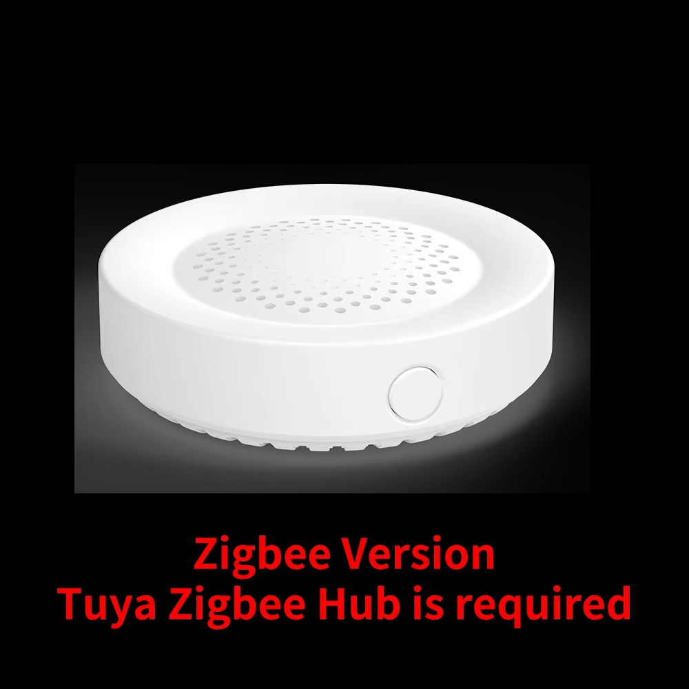 Tuya Zigbee WiFi Siren Alarm For Smart Home Security 100db Speaker Works With Alexa Yandex Alice Require Tuya Zigbee Hub.