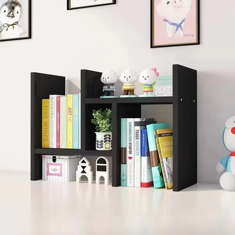 Telescopic Study On The Desktop Simple Ins Bookshelf Desk Shelves Finishing Rack Storage Rack Office Children Dormitory Bookcase
