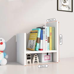 Telescopic Study On The Desktop Simple Ins Bookshelf Desk Shelves Finishing Rack Storage Rack Office Children Dormitory Bookcase