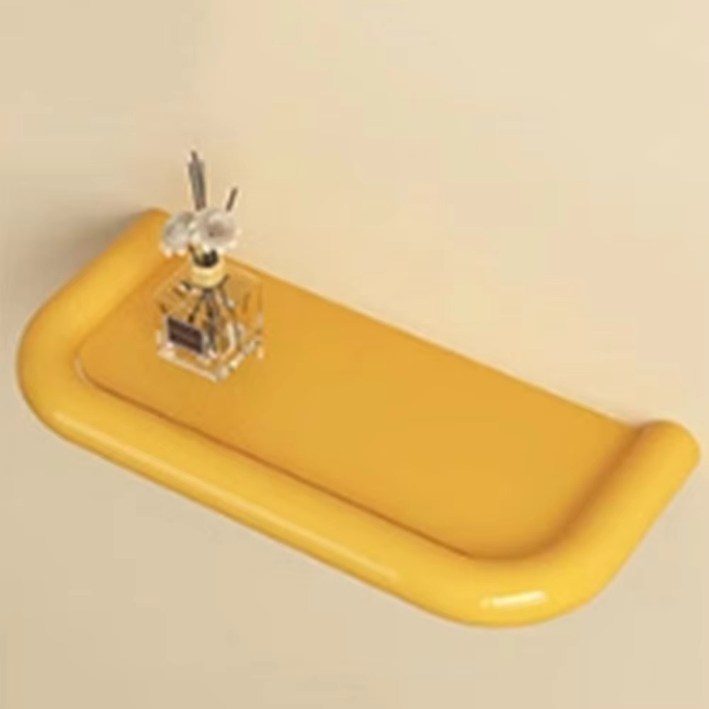 Dopamine Bathroom Storage Shelf Drainable Sturdy Wall Hanging Storage Rack High Quality Durable Toiletries Organizer Home