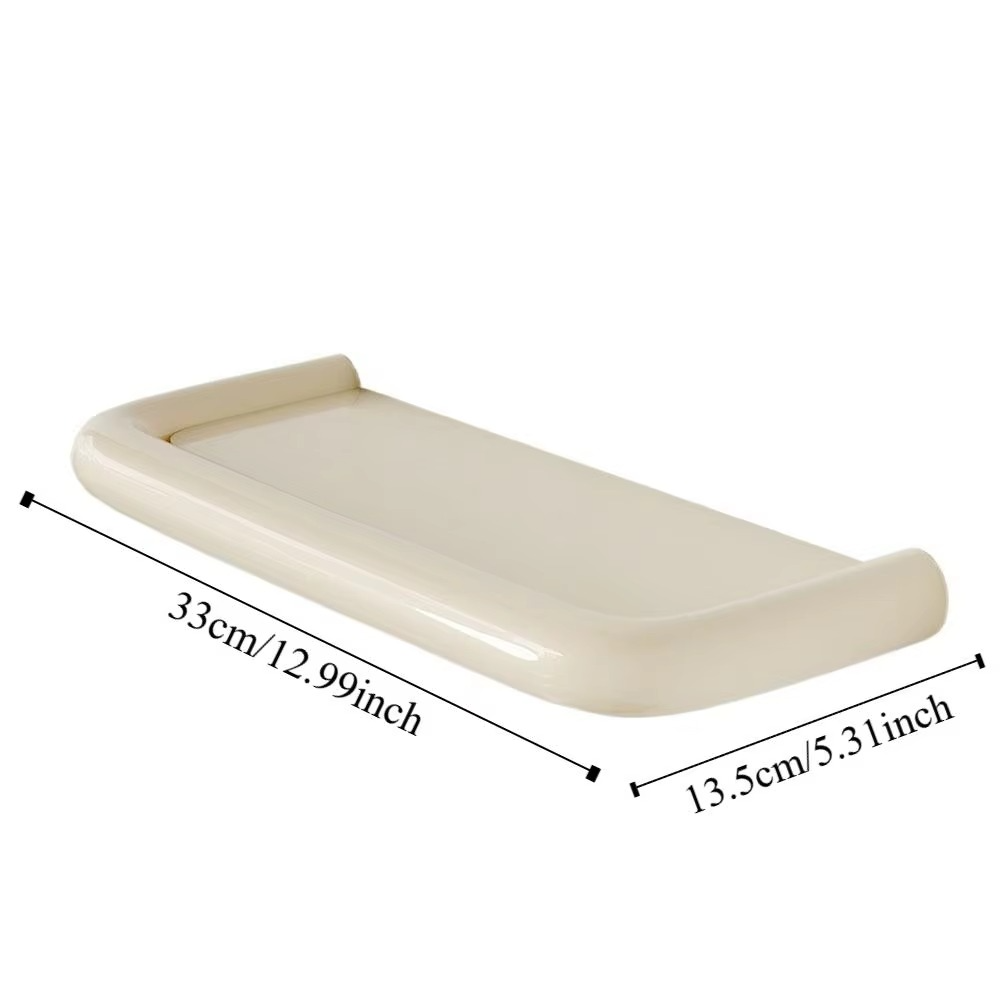 Dopamine Bathroom Storage Shelf Drainable Sturdy Wall Hanging Storage Rack High Quality Durable Toiletries Organizer Home