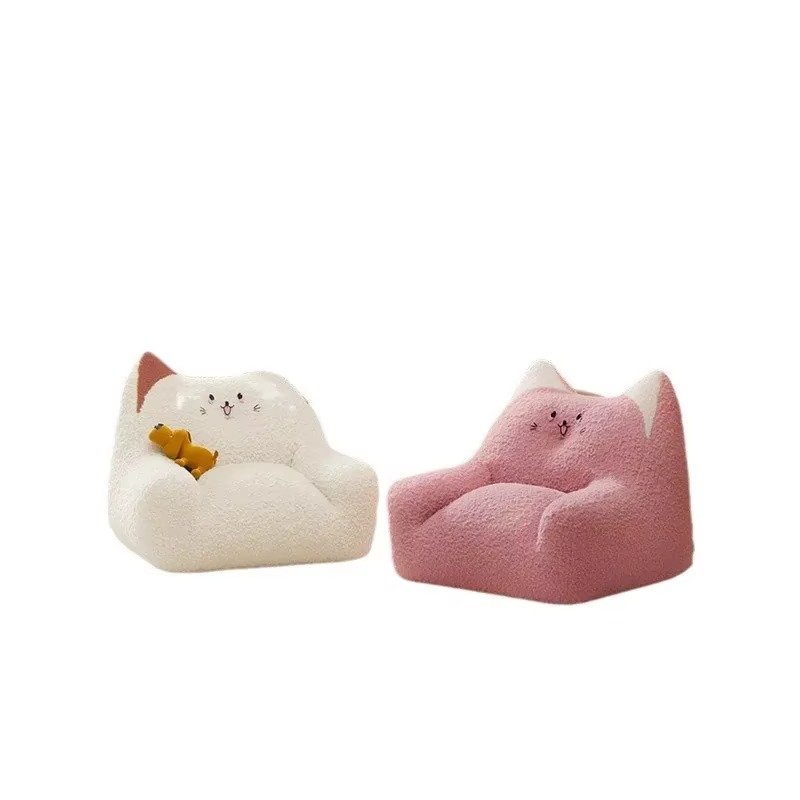 Mini Lazy Sofa Room Balcony Living Room Bedroom Floor Lamb Wool Small Sofa Home Floor Comfort Sofa Chair Sofas for living room