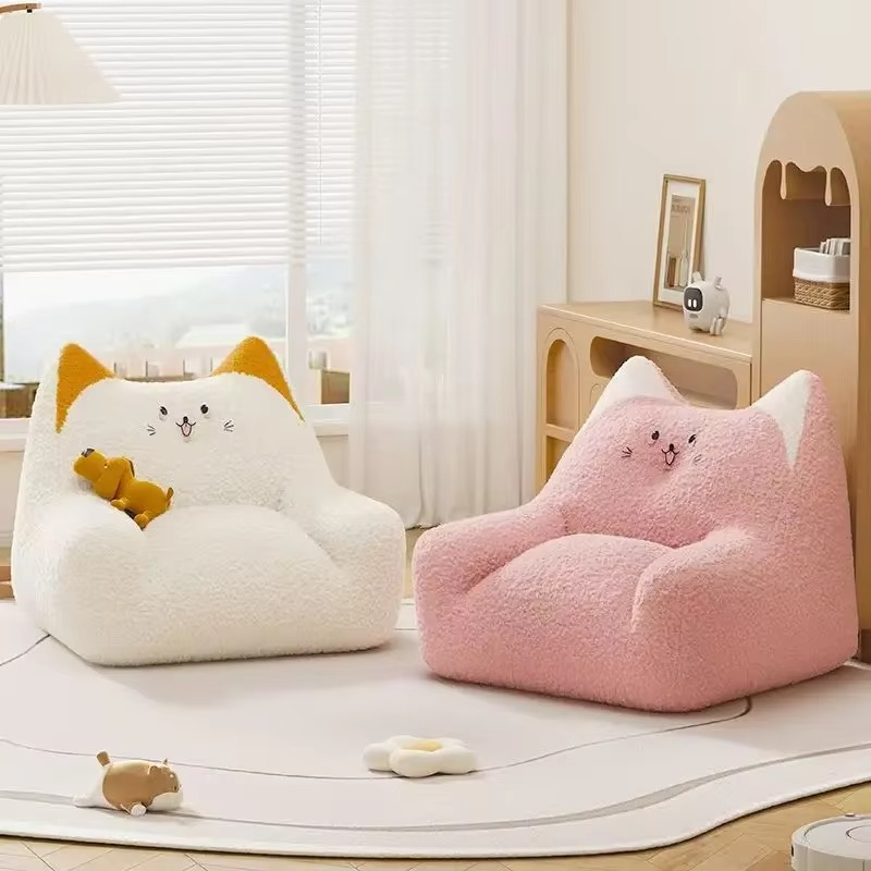 Mini Lazy Sofa Room Balcony Living Room Bedroom Floor Lamb Wool Small Sofa Home Floor Comfort Sofa Chair Sofas for living room