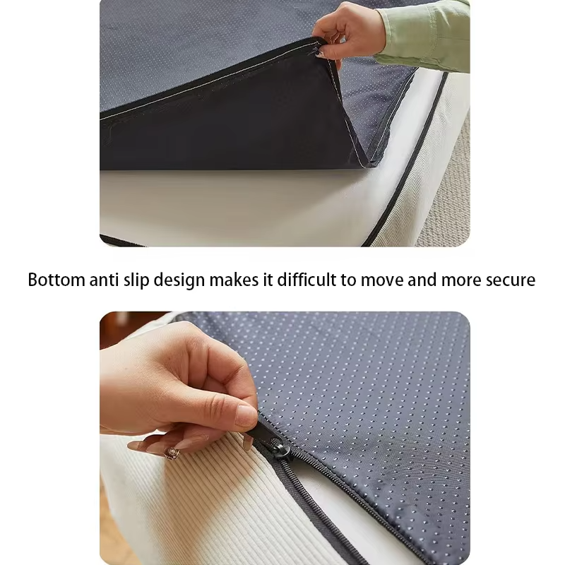 Tofu Block Lazy Sofa Single Person Detachable And Washable Sofa Home Furniture Living Room Sofa Bed Dual-useTatamiMinimalistSofa