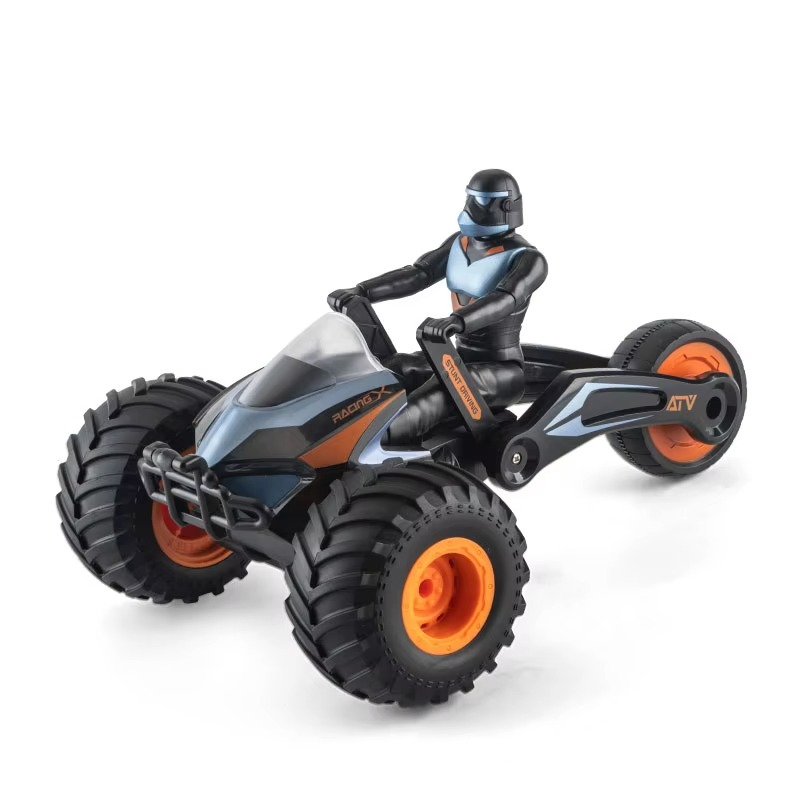 New Arrive 2.4G RC Motorcycle Deformed Motorcycle 360° Rotating Handstand Walking Stunt Drifting Motorcycle Toy Gift