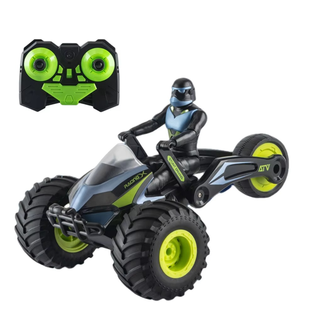 New Arrive 2.4G RC Motorcycle Deformed Motorcycle 360° Rotating Handstand Walking Stunt Drifting Motorcycle Toy Gift