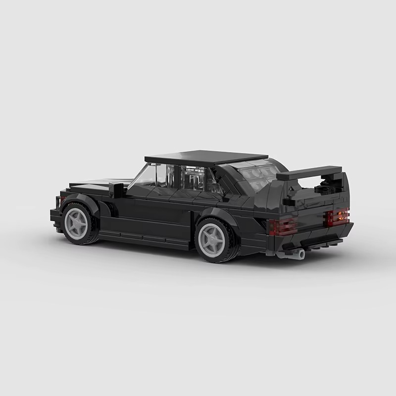 MOC Racing Car City Speed Champions Sports Building Blocks Bricks Supercar Racers Vehicle Technique Gift Kids Toys DIY E190 EVO2