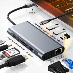Base Type Type-c 11-in-one Docking Station