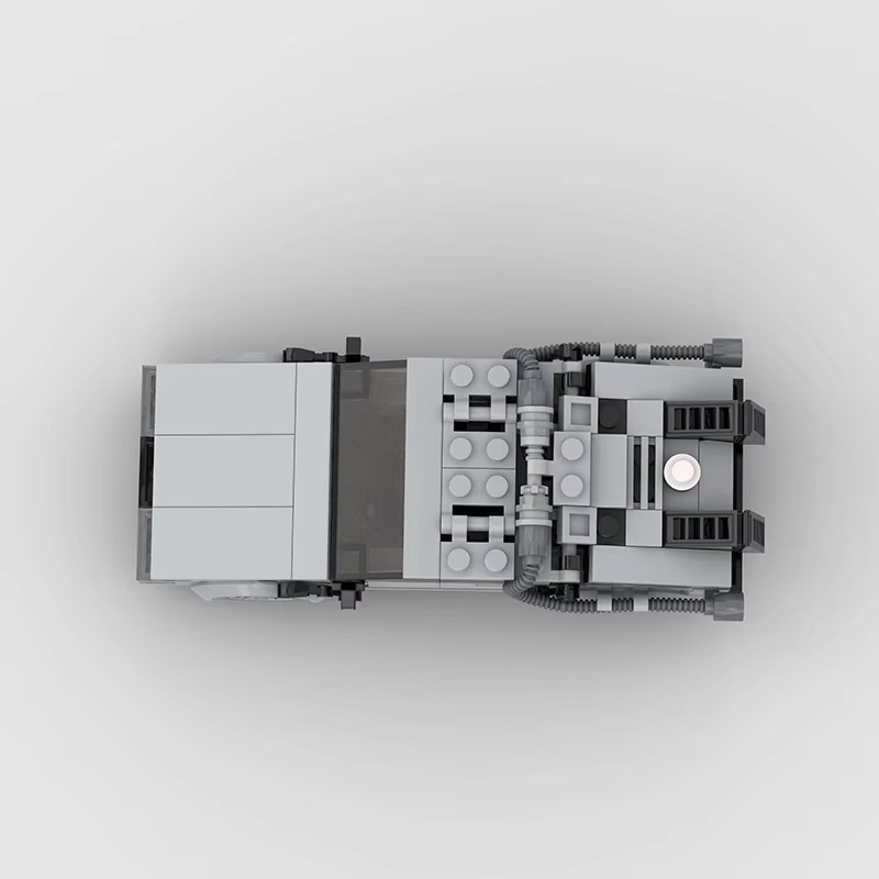 Delorean from BACK TO THE FUTURE MOC Speed Champions Building Blocks City Sports Racing Vehicle DIY Bricks Toys Christmas Gift