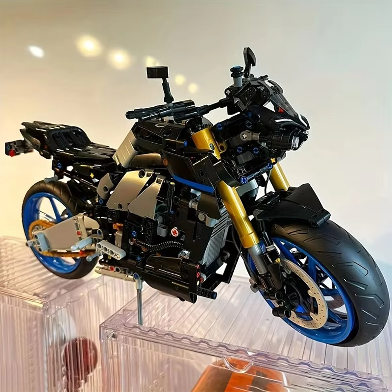 1478Pcs Technical Moc 42159 Famous Yamahas MT-10 SP Motorcycle Building Blocks Model Racing Motorbike Bricks Toys for Kids Gifts