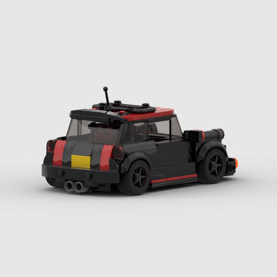 MOC MINI JCW racing Racer Building Blocks Brick Creative Garage Toys for Boys Gifts