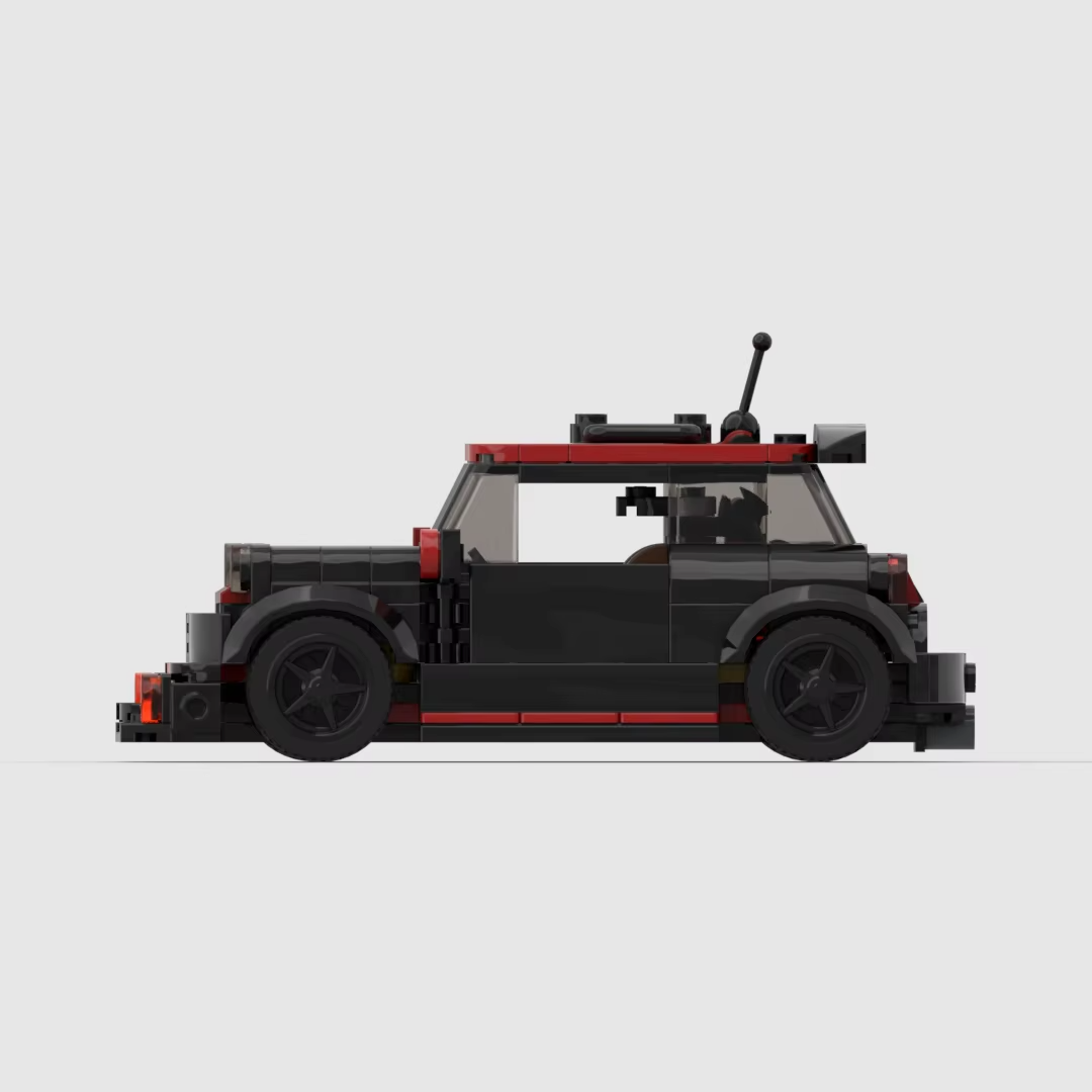 MOC MINI JCW racing Racer Building Blocks Brick Creative Garage Toys for Boys Gifts