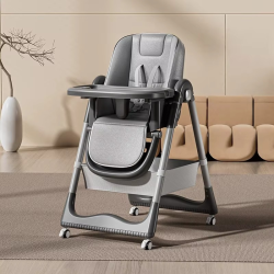Baby Dining Chair Foldable Home Portable Baby High Chair Multifunctional Children's Growth Chair Lounge Chair Adjustable Height